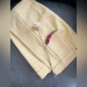 NEW Soft Yellow Ann Taylor Slacks Size 2P